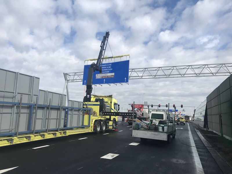 Geluidsschermen A35 Enschede